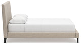 Cielden Two-tone Queen Upholstered Bedroom Set with Dresser and 2 Nightstands (Online Special Price) - Ornate Home