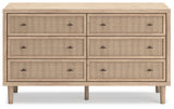 Cielden Two-tone Queen Upholstered Bedroom Set with Dresser and 2 Nightstands (Online Special Price) - Ornate Home