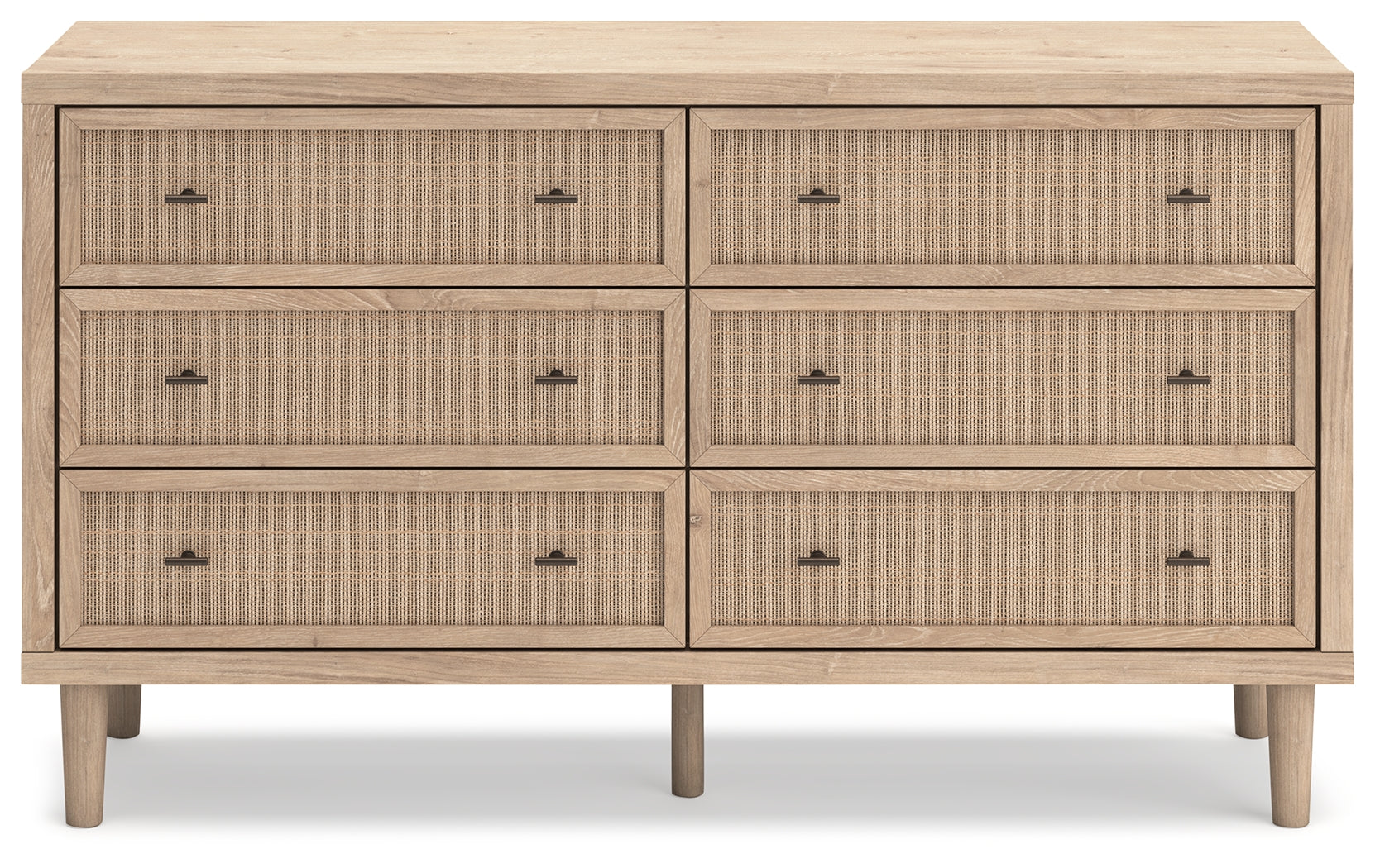 Cielden Two-tone Queen Upholstered Bedroom Set with Dresser and 2 Nightstands (Online Special Price) - Ornate Home