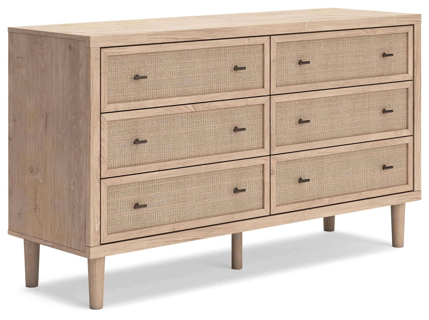 Cielden Two-tone Queen Upholstered Bedroom Set with Dresser and 2 Nightstands (Online Special Price) - Ornate Home