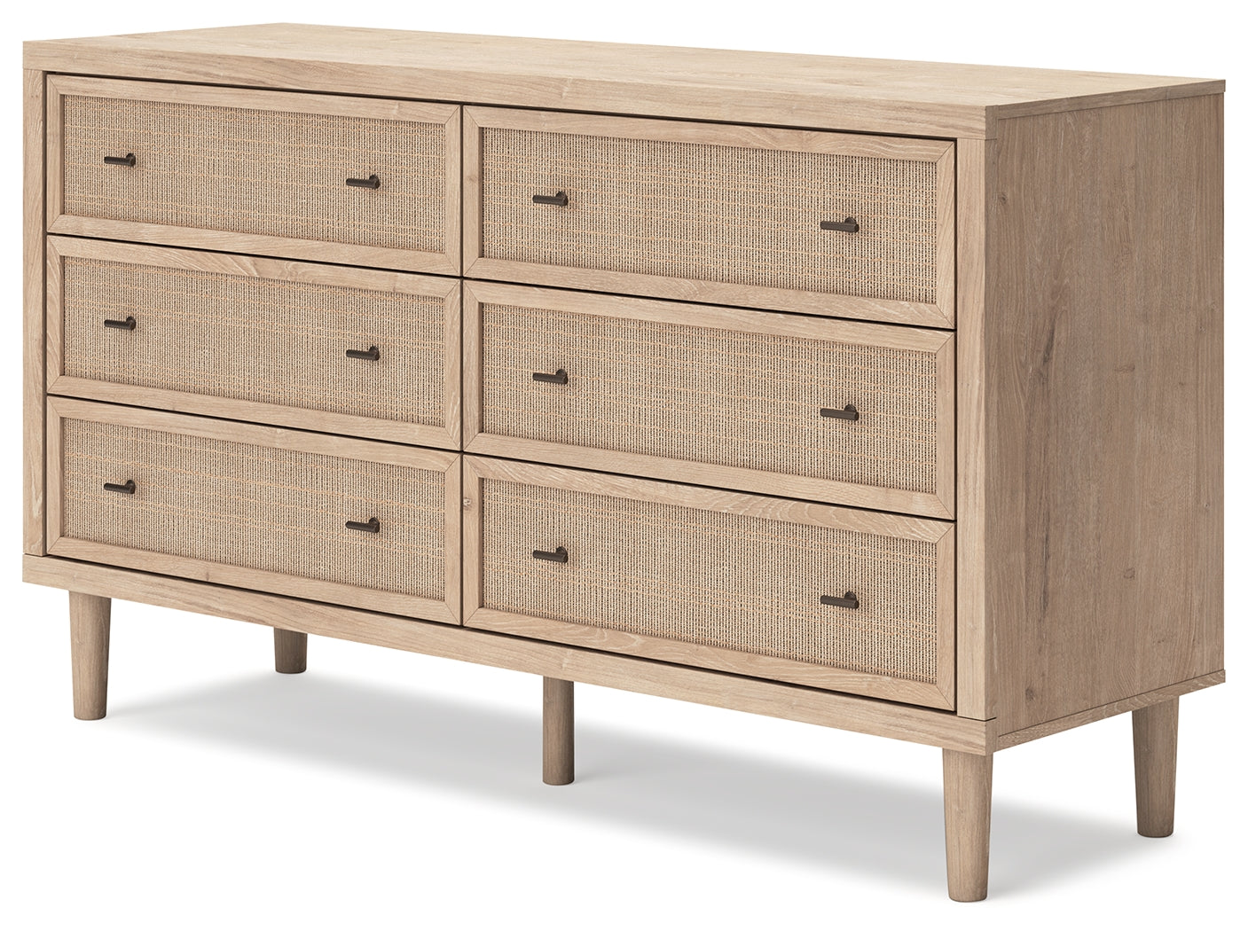Cielden Two-tone Queen Upholstered Bedroom Set with Dresser and 2 Nightstands (Online Special Price) - Ornate Home