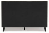 Cielden Two-tone/Soft Gray Queen Upholstered Bed, Dresser and Mirror (Online Special Price) - Ornate Home