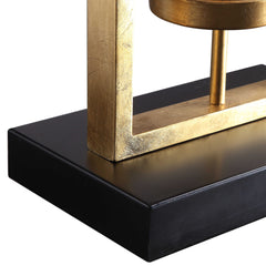 Cielo Black/Gold Staggered Rectangles Floor Lamp - Ornate Home