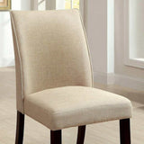 Cimma Espresso/Ivory Dining Chair (Set of 2) - Ornate Home