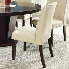 Cimma Espresso/Ivory Dining Chair (Set of 2) - Ornate Home