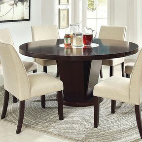Cimma Espresso Round Dining Table - Ornate Home