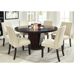 Cimma Espresso Round Dining Table - Ornate Home