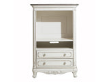 Cinderella Antique White Armoire - Ornate Home