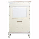 Cinderella Antique White Armoire - Ornate Home