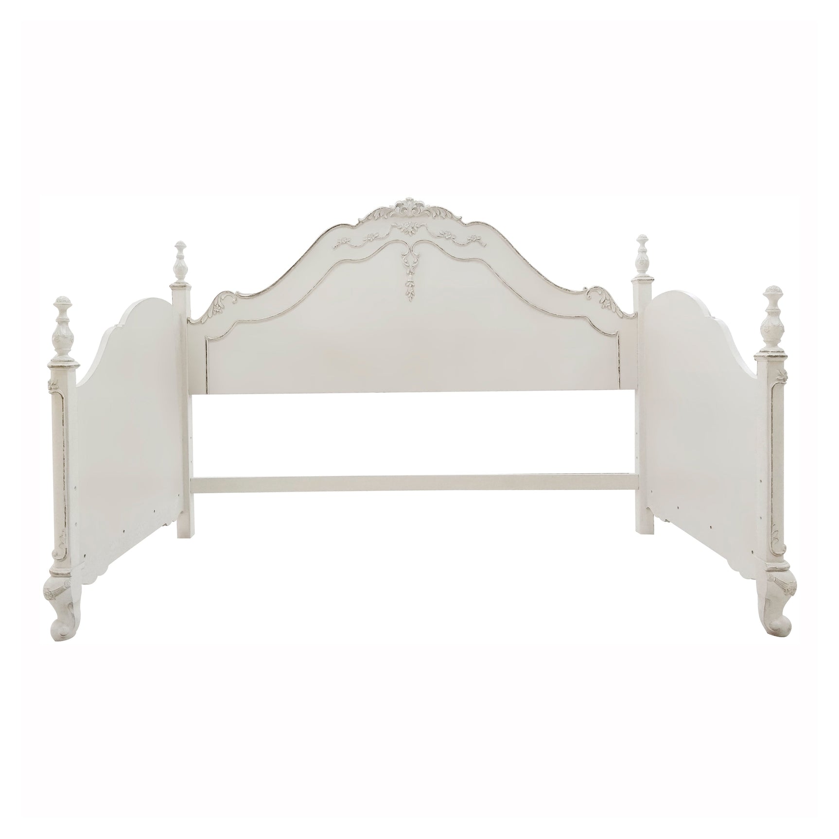 Cinderella Antique White Daybed - Ornate Home