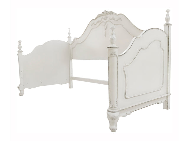 Cinderella Antique White Daybed - Ornate Home