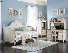 Cinderella Antique White Daybed - Ornate Home