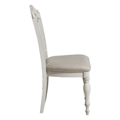 Cinderella Antique White Writing Desk Chair - Ornate Home