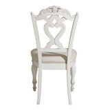 Cinderella Antique White Writing Desk Chair - Ornate Home
