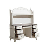 Cinderella Antique White Writing Desk - Ornate Home