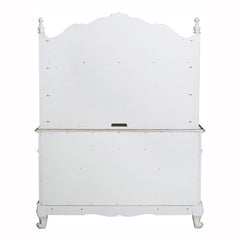 Cinderella Antique White Writing Desk - Ornate Home
