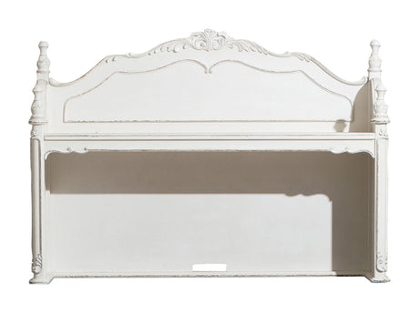 Cinderella Antique White Writing Hutch - Ornate Home