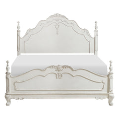 Cinderella Silver Queen Bed - Ornate Home
