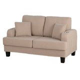 Cinderford Beige Loveseat - Ornate Home