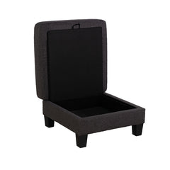 Cinderford Dark Gray Storage Ottoman - Ornate Home