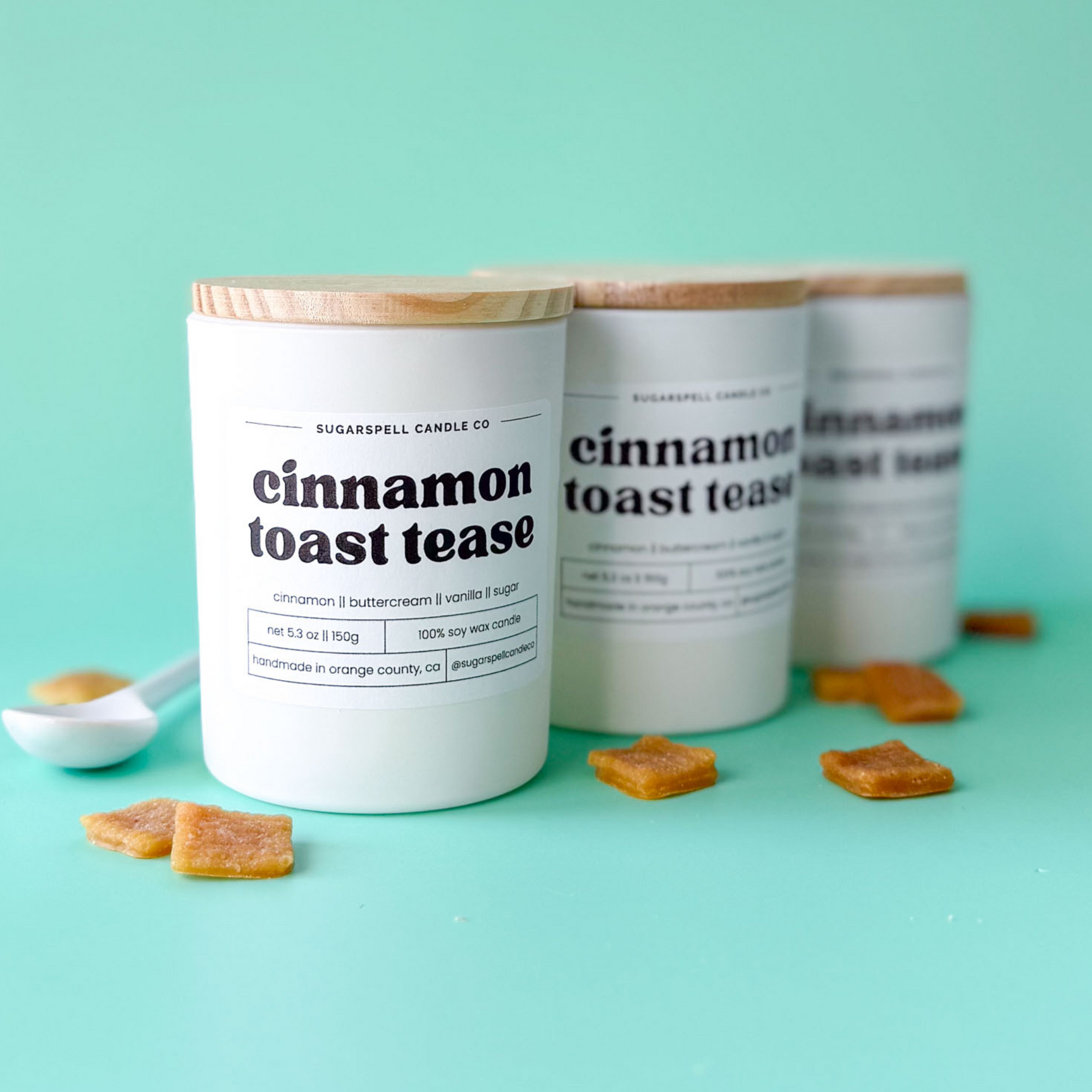 Cinnamon Toast Tease 5.3oz Soy Candle - Ornate Home