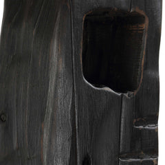 Cipher Black Wood Totems (Set of 2) - Ornate Home