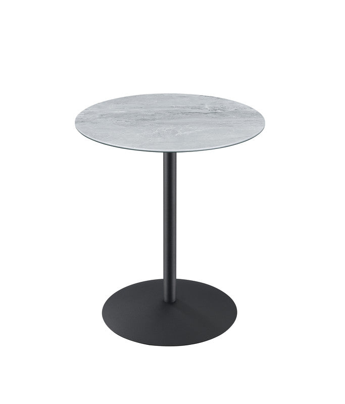 Circa Gray Marble 17.5"W End Table - Ornate Home