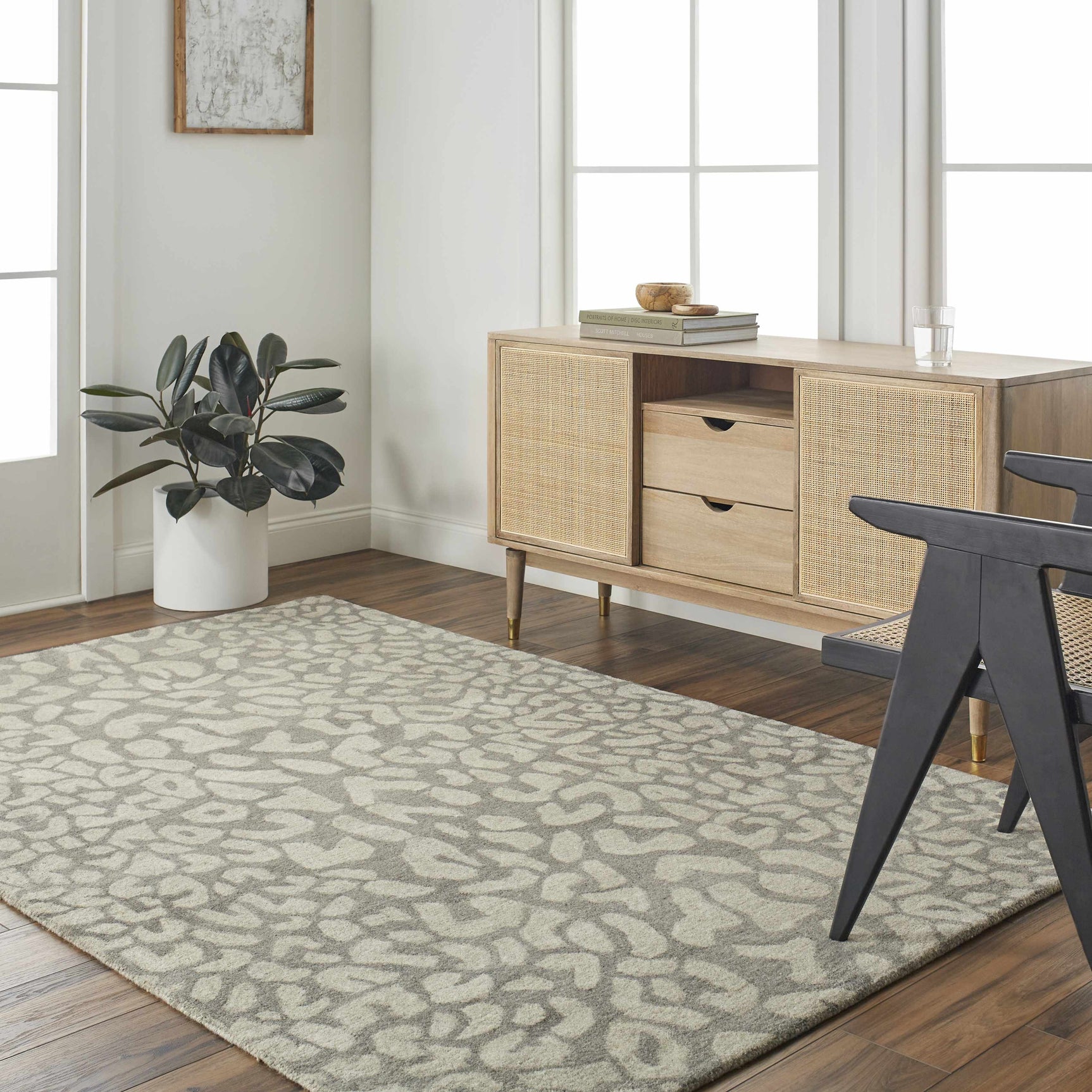 Circa Leopard Print Area Rug - Clearance - Ornate Home