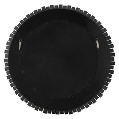 Circle Of Piers Black Round Mirror - Ornate Home
