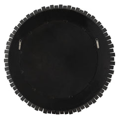 Circle Of Piers Black Round Mirror - Ornate Home