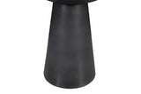 Circularity Black/Marble Round Chairside Table - Ornate Home