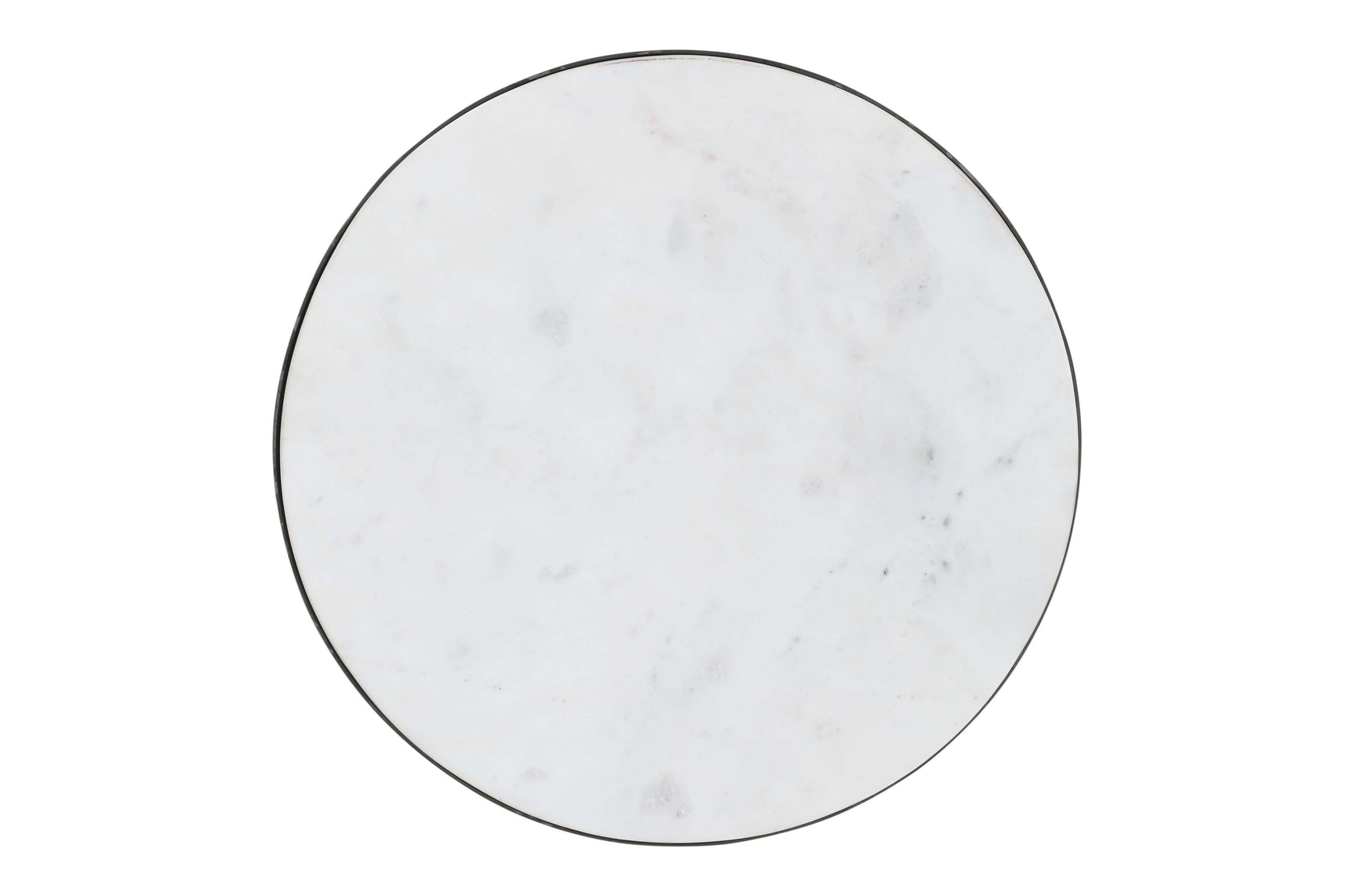 Circularity Black/Marble Round Cocktail Table - Ornate Home