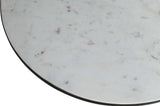 Circularity Black/Marble Round Cocktail Table - Ornate Home