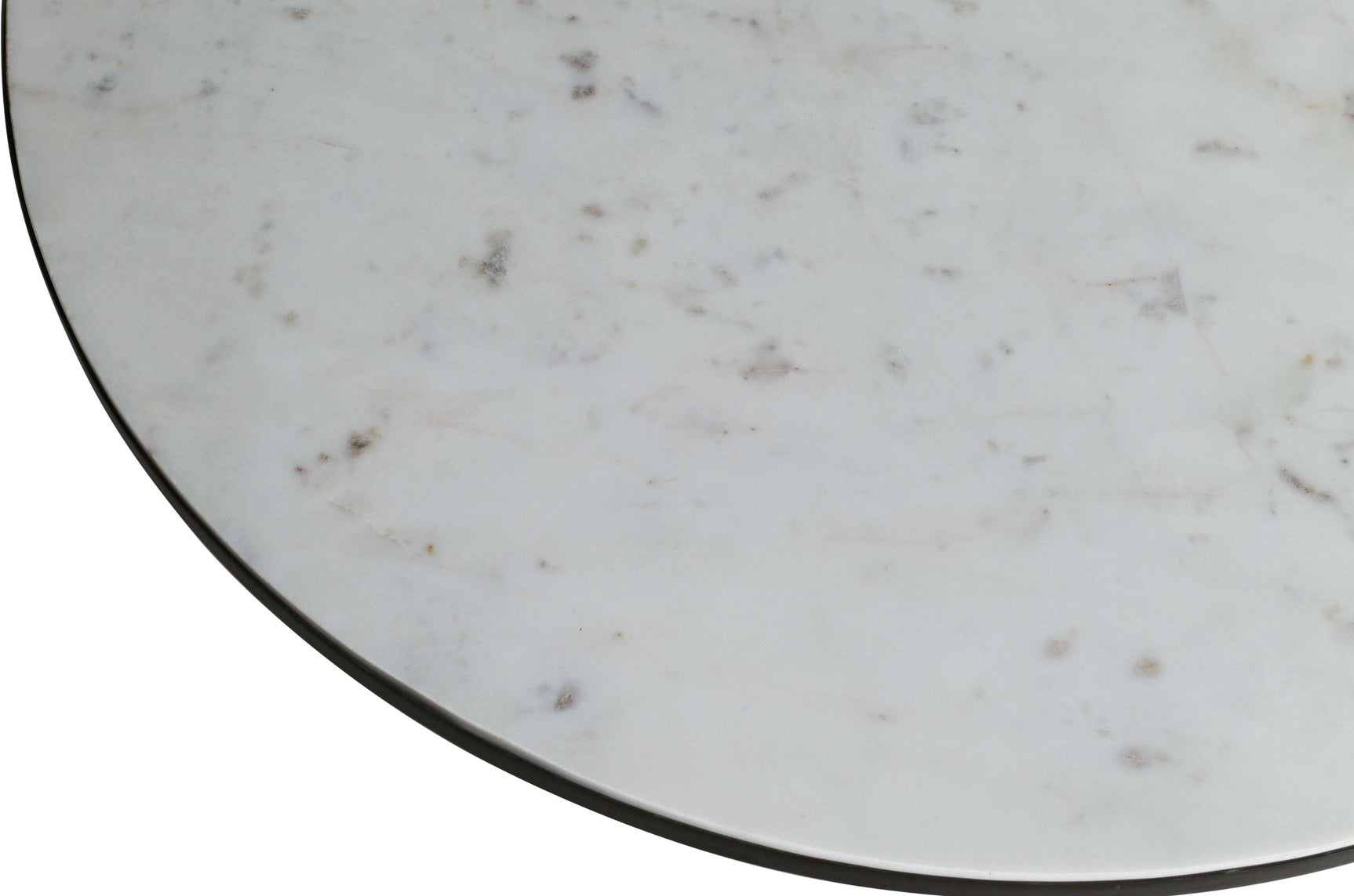 Circularity Black/Marble Round Cocktail Table - Ornate Home