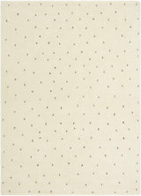 Cirila Dotted Ivory Washable Wool Rug - Ornate Home