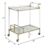 Cirro Serving Cart - Ornate Home
