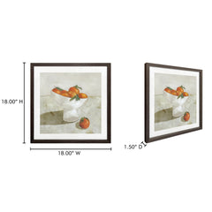 Citrine Multicolor Framed Painting - Ornate Home