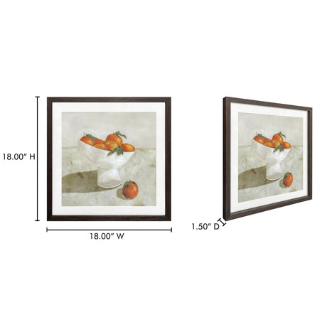 Citrine Multicolor Framed Painting - Ornate Home