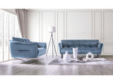 Civellutino Light Blue Sofa & Loveseat - Ornate Home