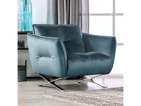 Civellutino Teal Chair - Ornate Home
