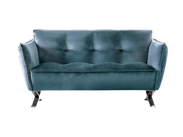Civellutino Teal Loveseat - Ornate Home