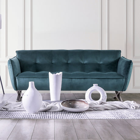 Civellutino Teal Sofa - Ornate Home