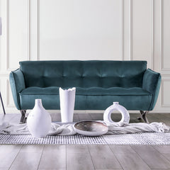 Civellutino Teal Upholstery Living Room Set - Ornate Home