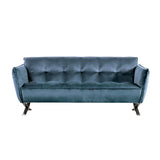 Civellutino Teal Upholstery Living Room Set - Ornate Home