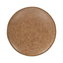Clair Sedona Brown 20x20 Round Ottoman - Ornate Home