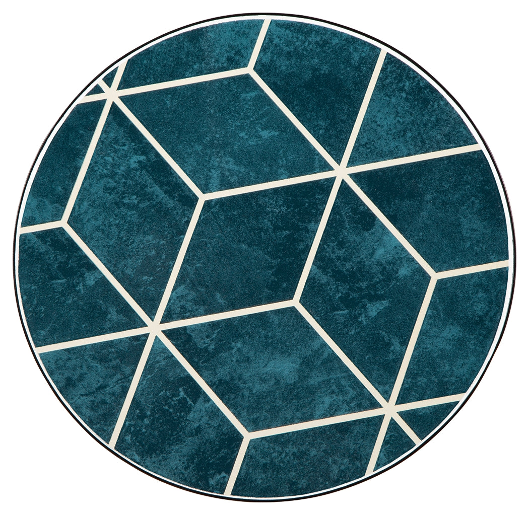 Clairbelle Teal Accent Table (Set of 2) (Online Special Price) - Ornate Home