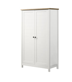 Claire White 35"W Storage Cabinet - Ornate Home