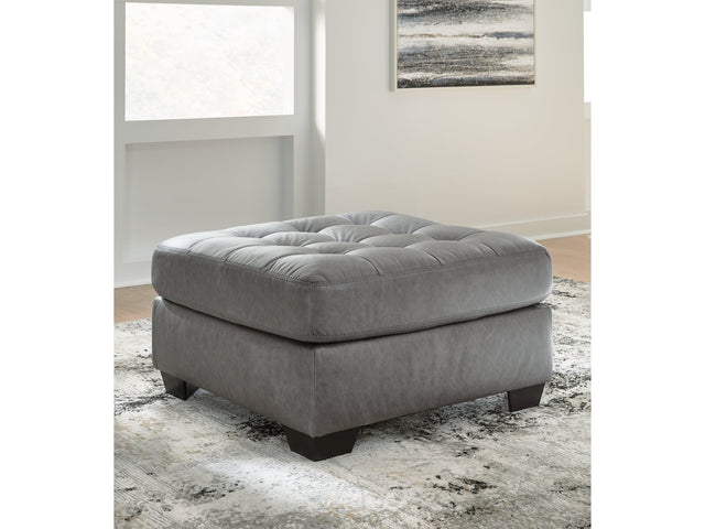 Clairette Court Alloy Oversized Accent Ottoman - Ornate Home