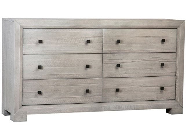 Dovetail Clancy Light Gray Dresser