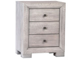 Clancy Light Gray Nightstand - Ornate Home